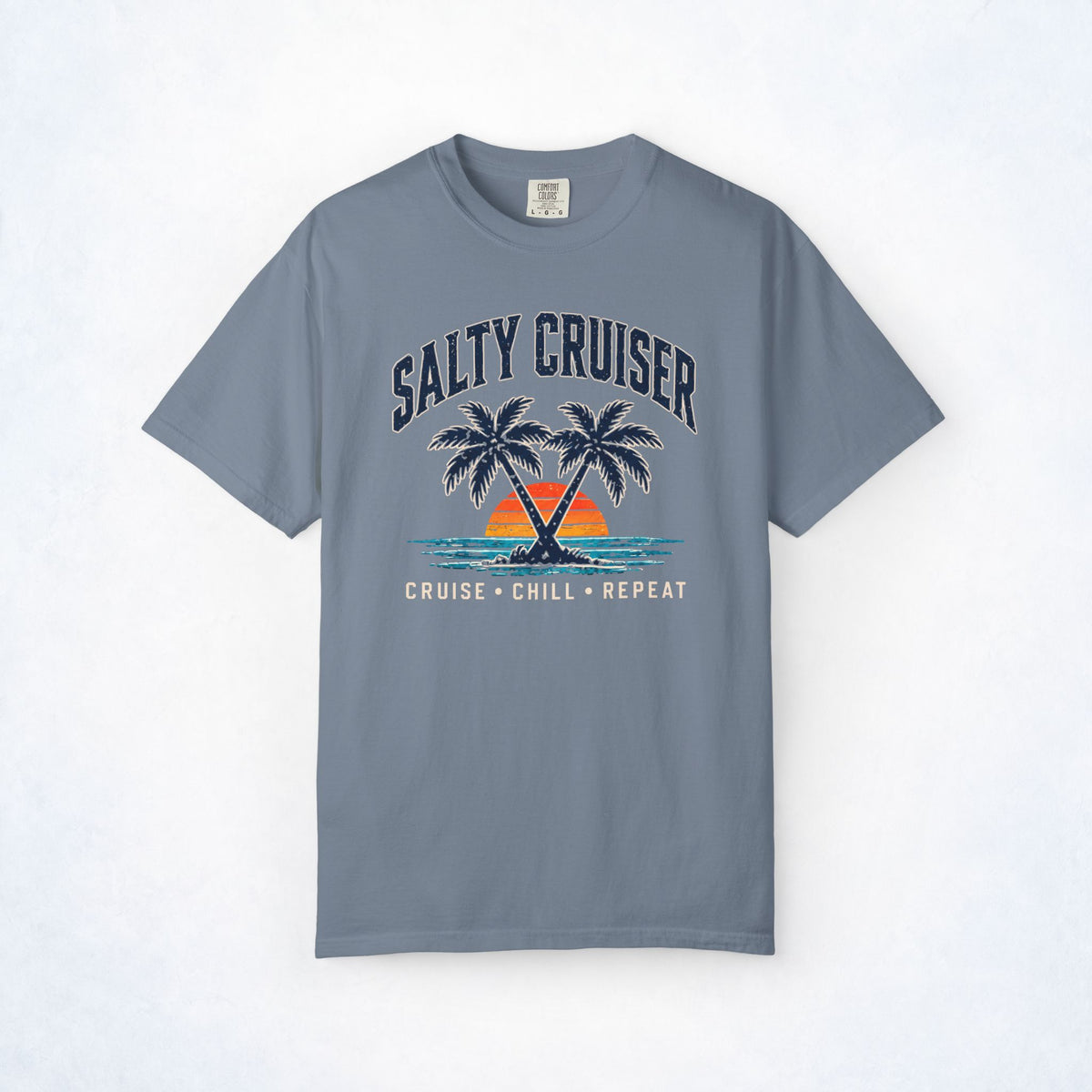Salty Cruiser Cruise Chill Repeat Tee