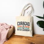 Curaçao Dutch Caribbean Cotton Canvas Tote Bag