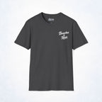Beaches & Hoes Retro Sunset Front & Back Tee