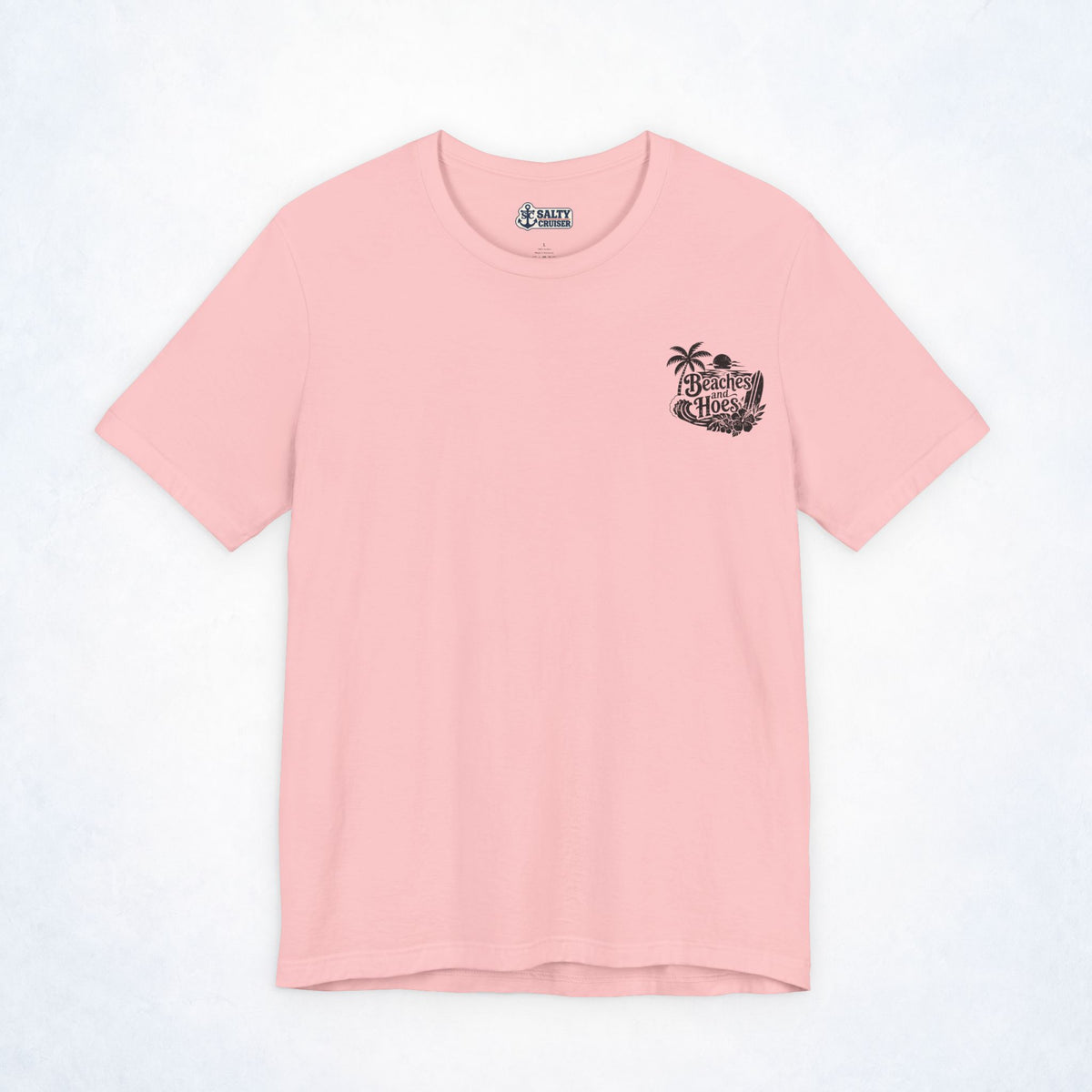 Beaches & Hoes Tropical Front & Back Tee