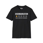 Disembarkation One-Star Review Cruise Tee
