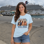 All Aboard Means All Aboard Front Print Tee