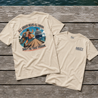 All Aboard Means All Aboard Pier Runner Front and Back Cruise Tee