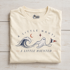 A Little Nauti A Little Haunted Ghost Wave Cruise Tee