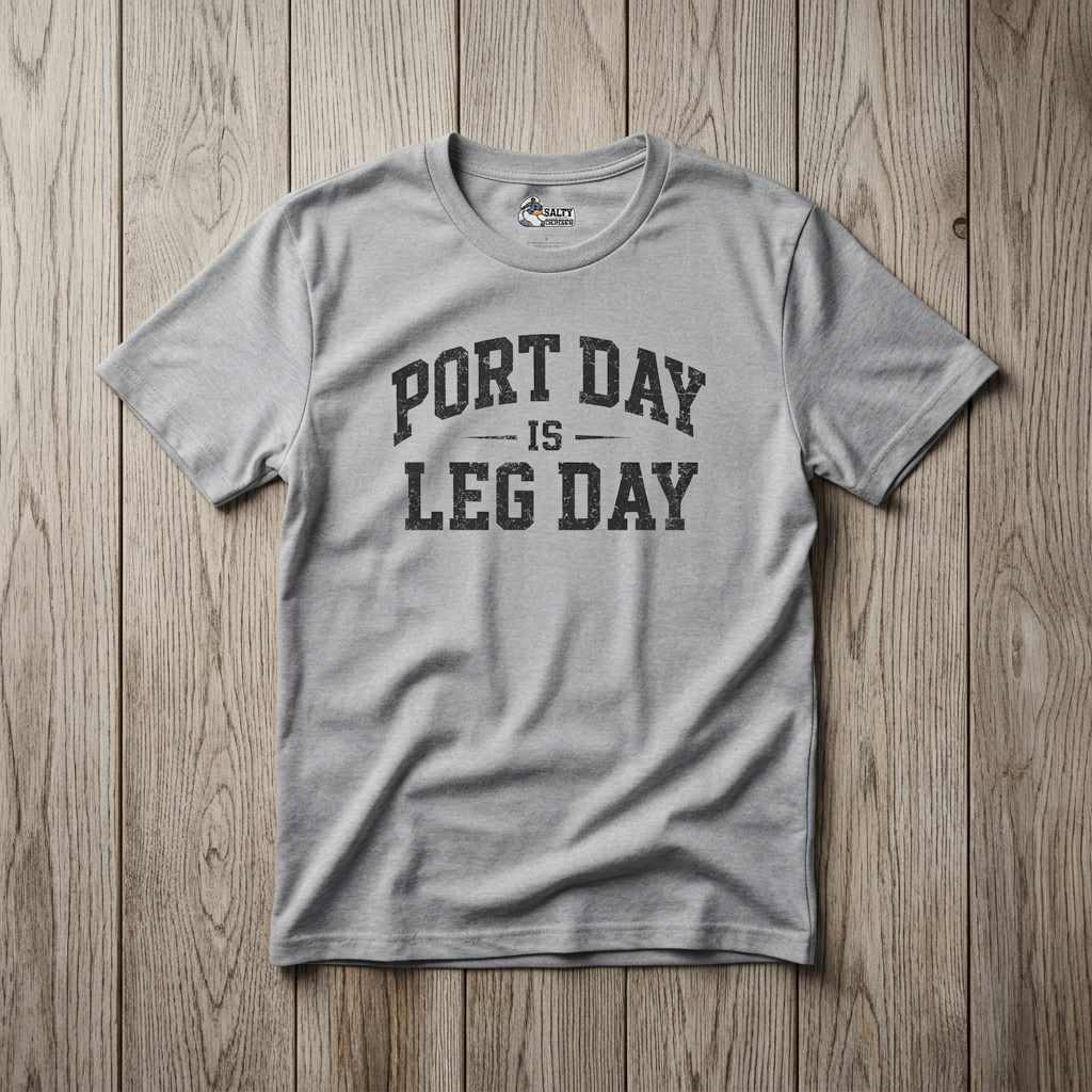 Port Day Is Leg Day Cruise Tee