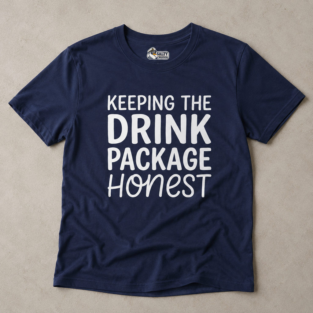 Keeping the Drink Package Honest Cruise Tee