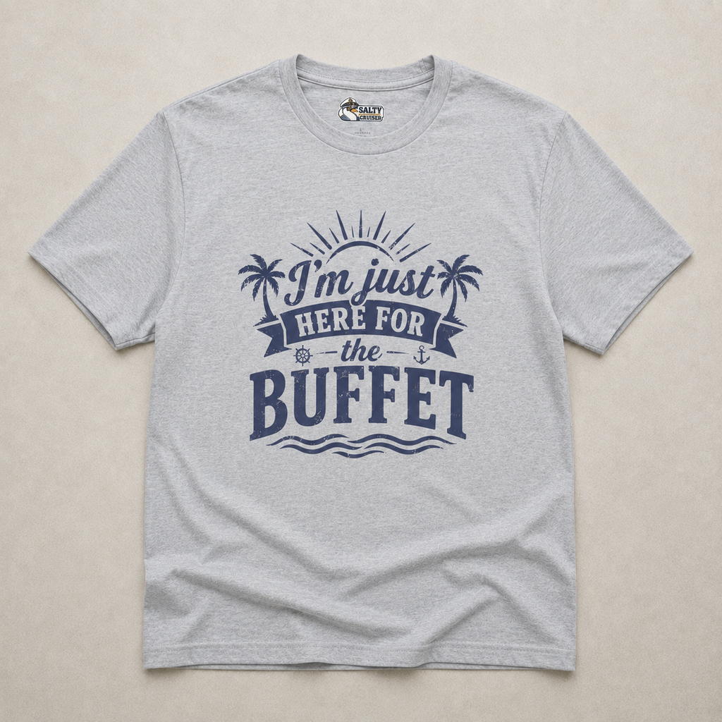 I'm Just Here for the Buffet Cruise Tee