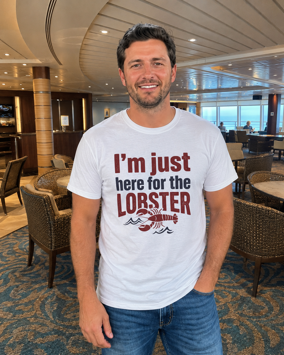 I'm Just Here for the Lobster Cruise Tee