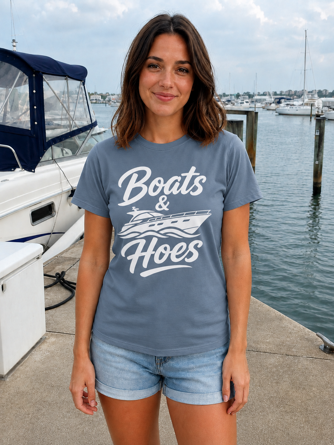 Boats and Hoes Classic Boating Tee