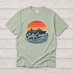 Salty Cruiser Retro Sunset Cruise Tee