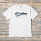 Salty Cruiser Beach Chair Sunset Tee