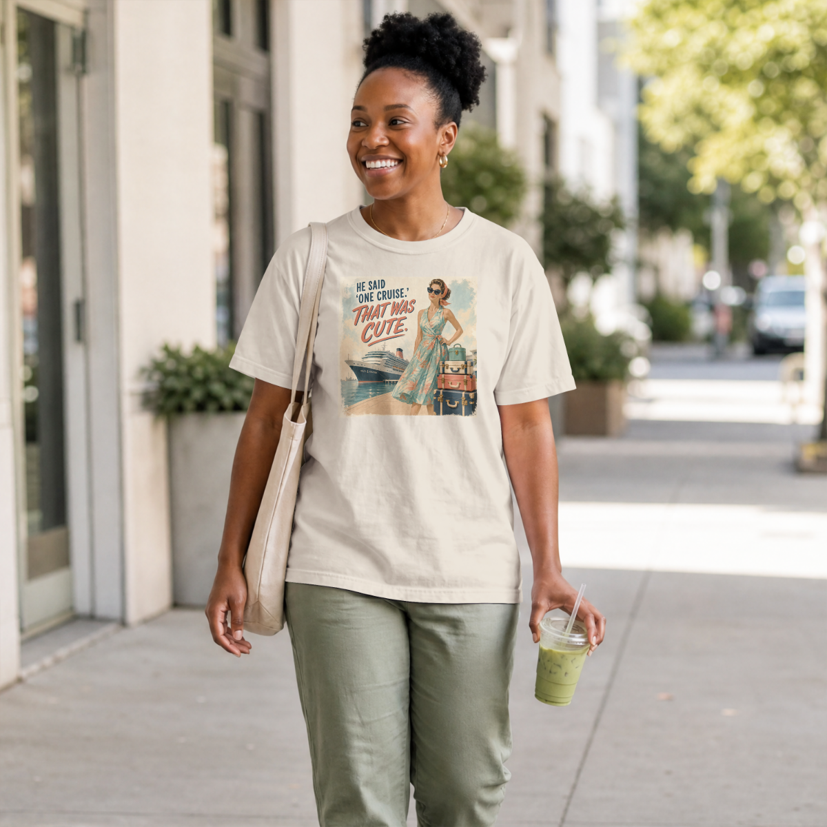He Said One Cruise That Was Cute Vintage Poster Tee
