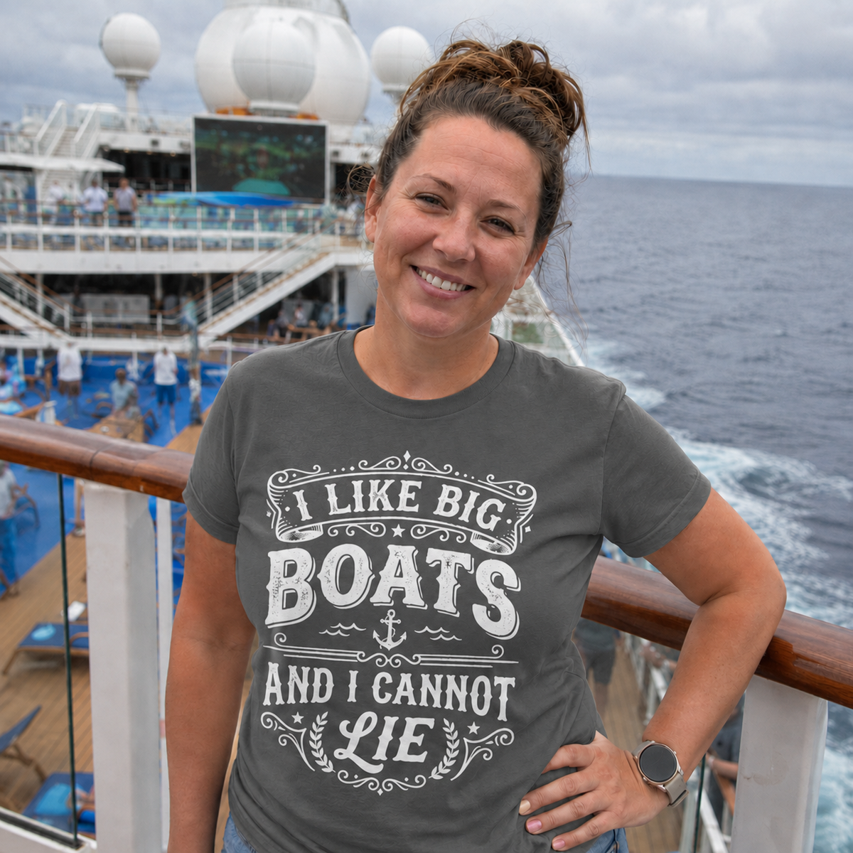 I Like Big Boats and I Cannot Lie Cruise Tee