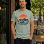 Salty Cruiser Retro Sunset Cruise Tee