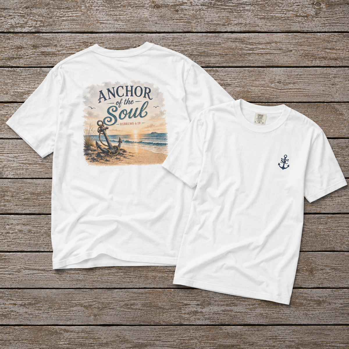 Anchor of the Soul, Hebrews 6:19, Front and Back