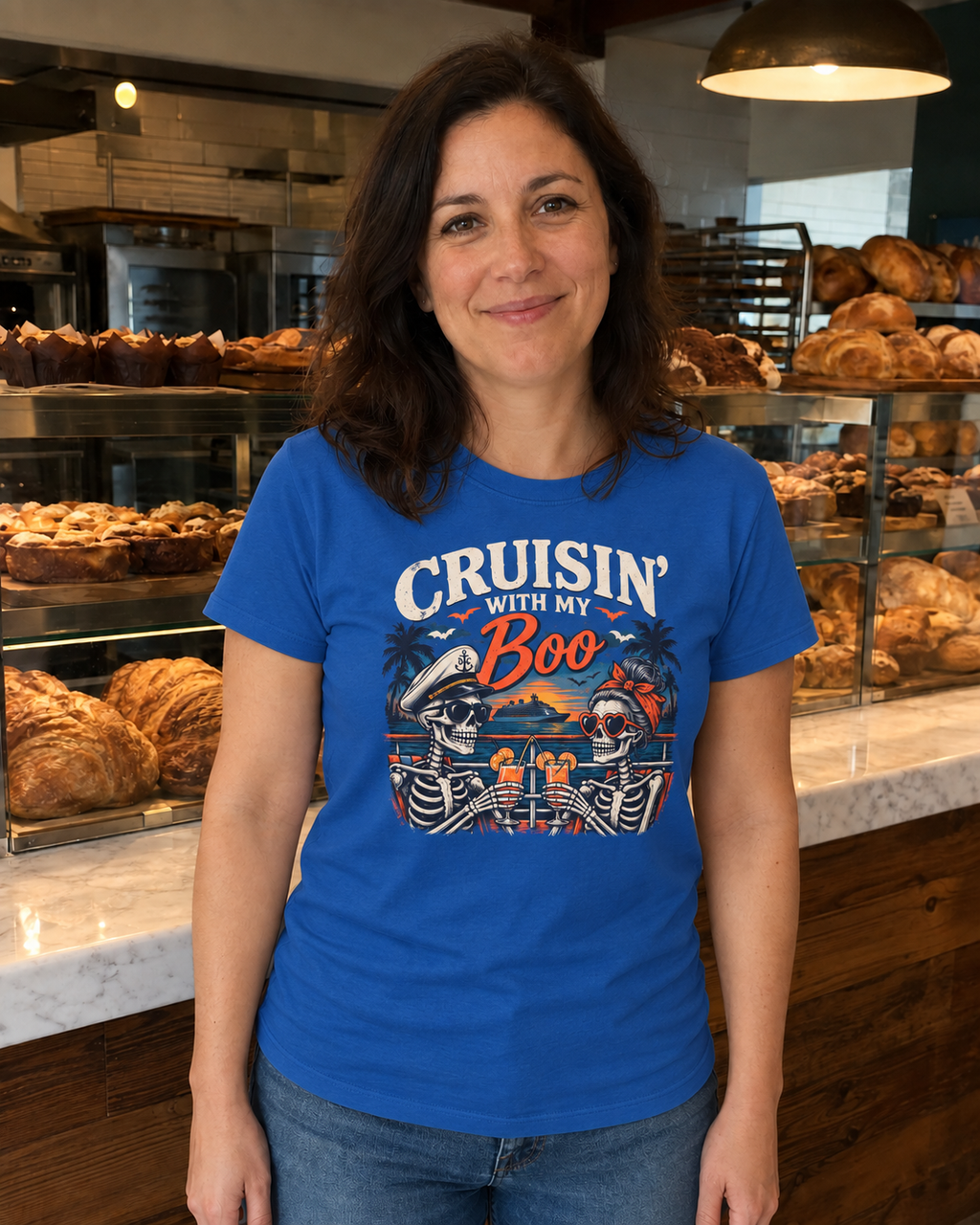 Cruisin’ With My Boo Halloween Cruise Tee