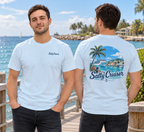 Salty Cruiser Coastal Port Front and Back Tee