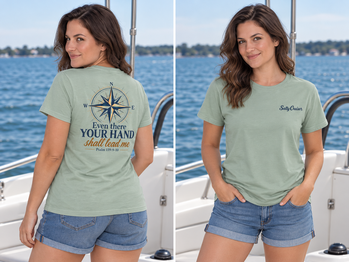 Even There Your Hand Shall Lead Me, Psalm 139:9–10, Front and Back