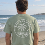 Salty Cruiser Coastal Palm Front and Back Tee