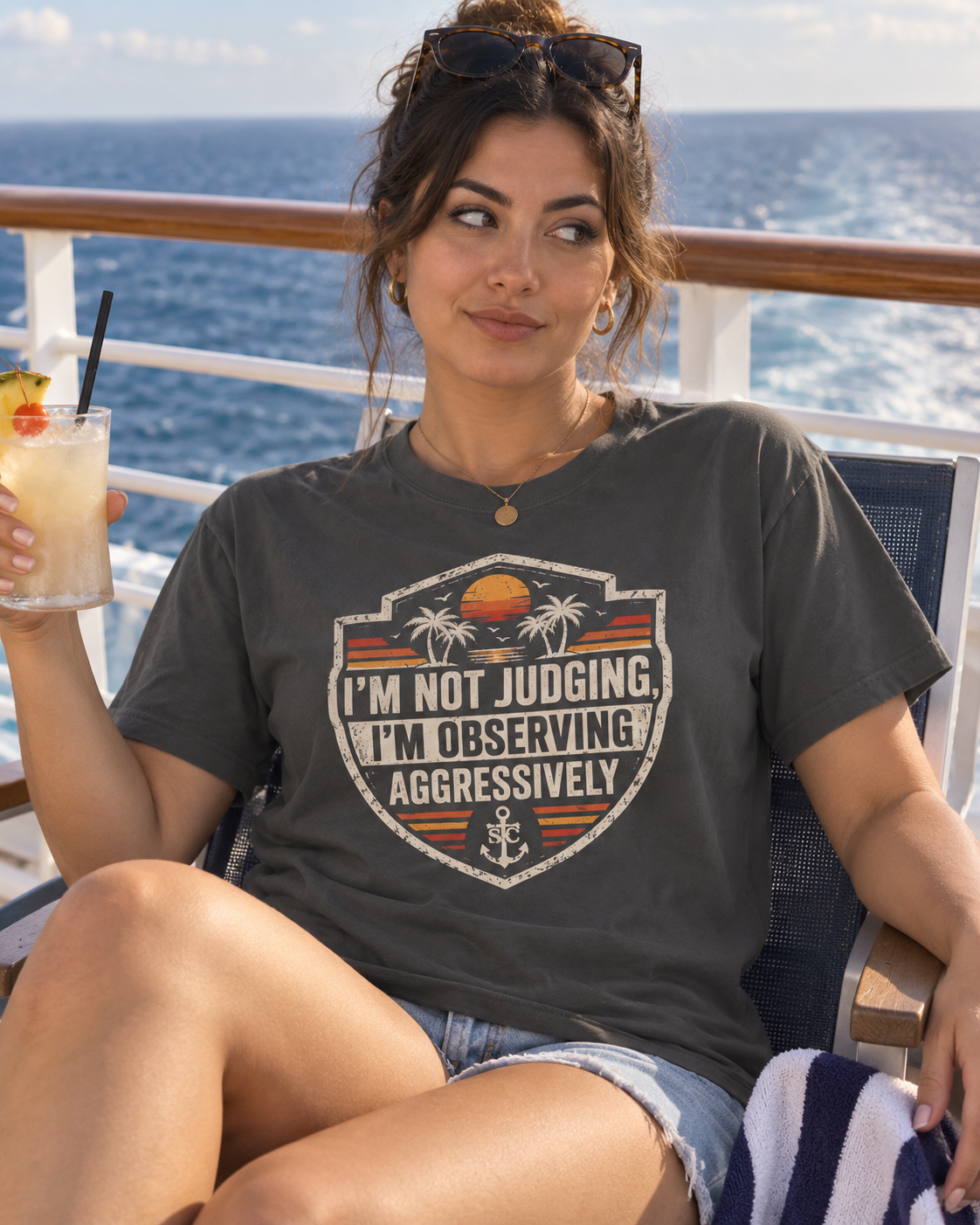 I’m Not Judging, I’m Observing Aggressively Cruise Tee