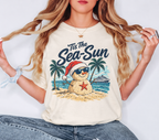 ’Tis the Sea-Sun Tropical Christmas Cruise Tee