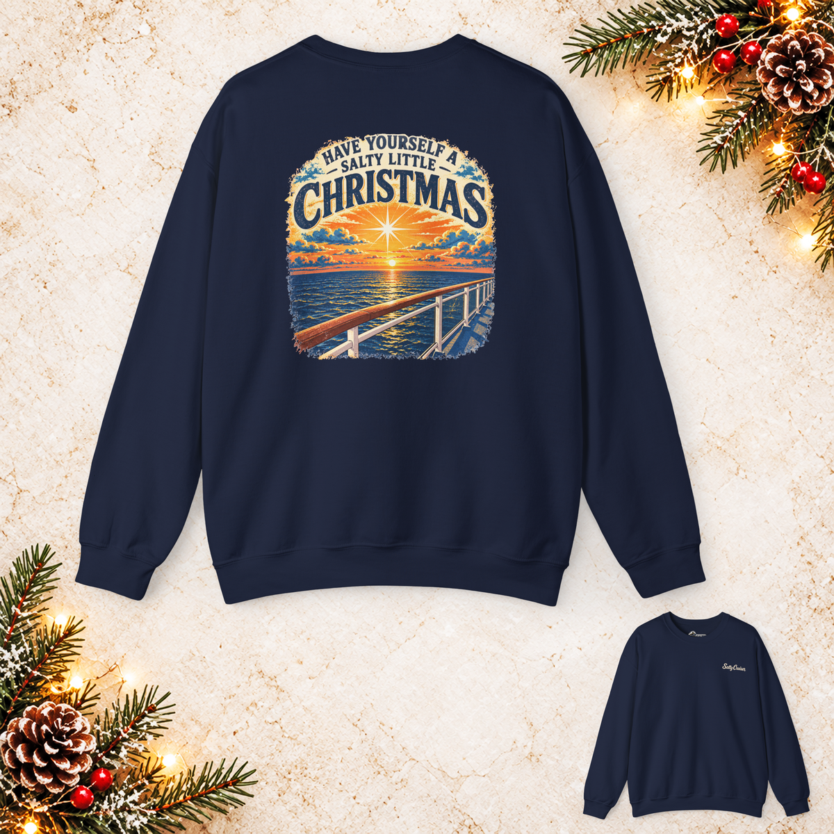 Have Yourself a Salty Little Christmas Crewneck Sweatshirt