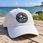 Costa Maya Caribbean Coast Leather Patch Dad Hat