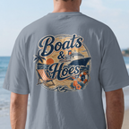 Boats & Hoes Retro Beach Cruise Tee - Comfort Colors