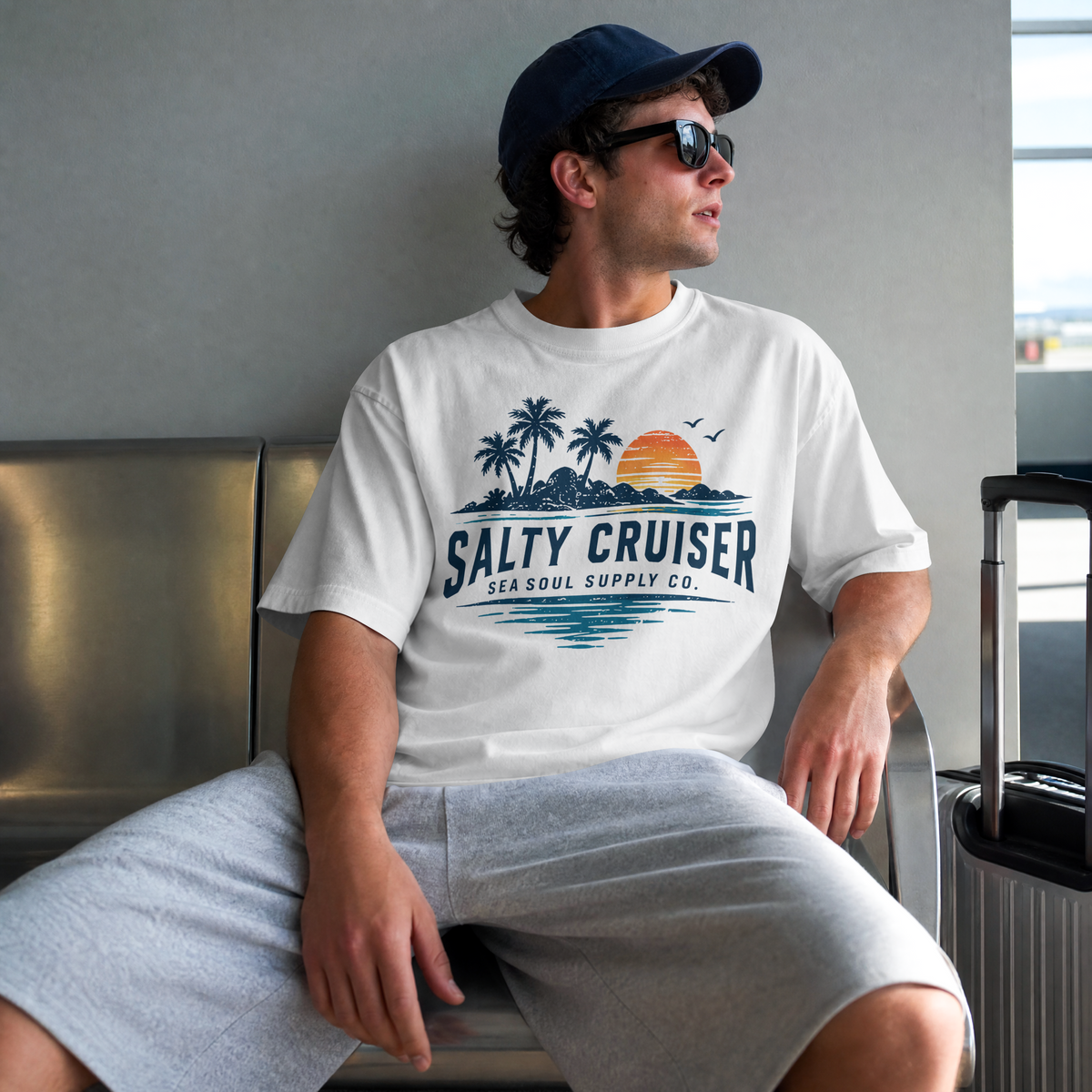 Salty Cruiser Sea Soul Supply Co. Tropical Island Tee