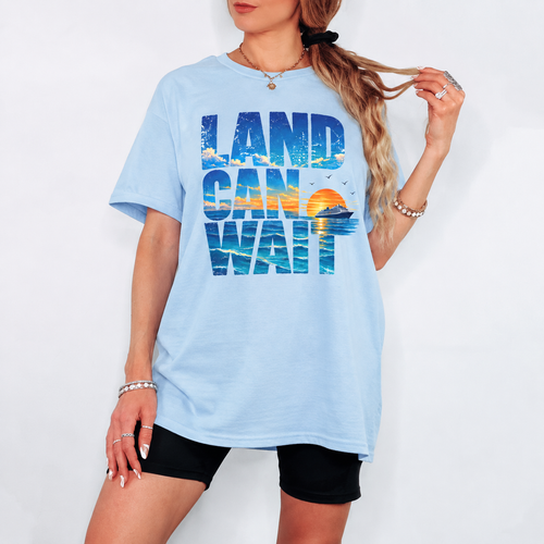 Land Can Wait Sunset Cruise Tee