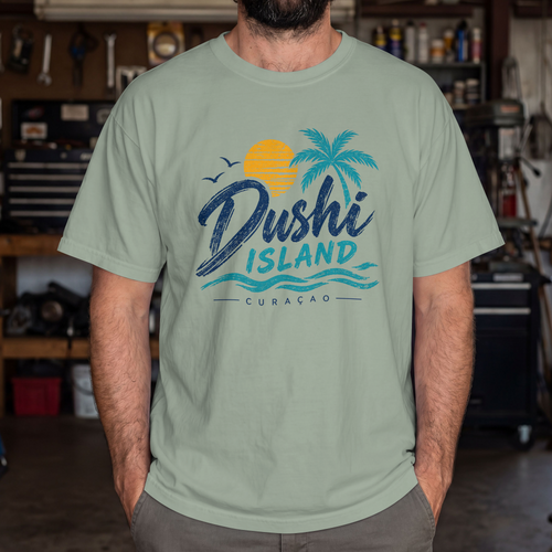 Dushi Island Curaçao Retro Cruise Tee