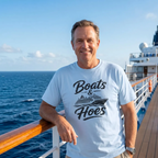 Boats & Hoes Cruise Ship Vintage Graphic Tee