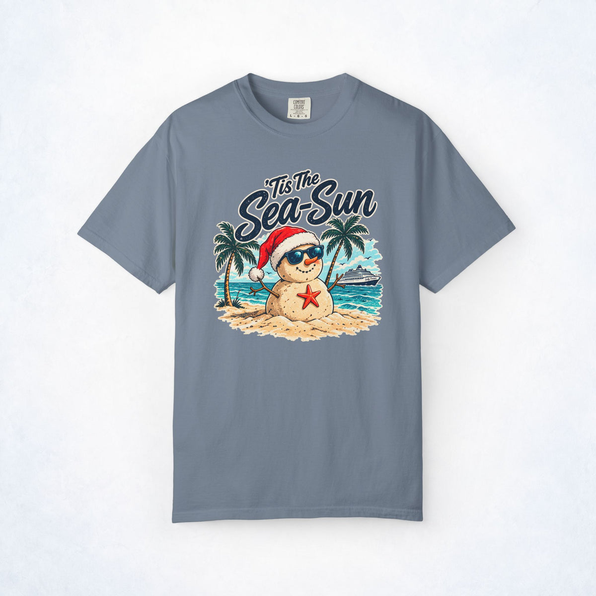 ’Tis the Sea-Sun Tropical Christmas Cruise Tee