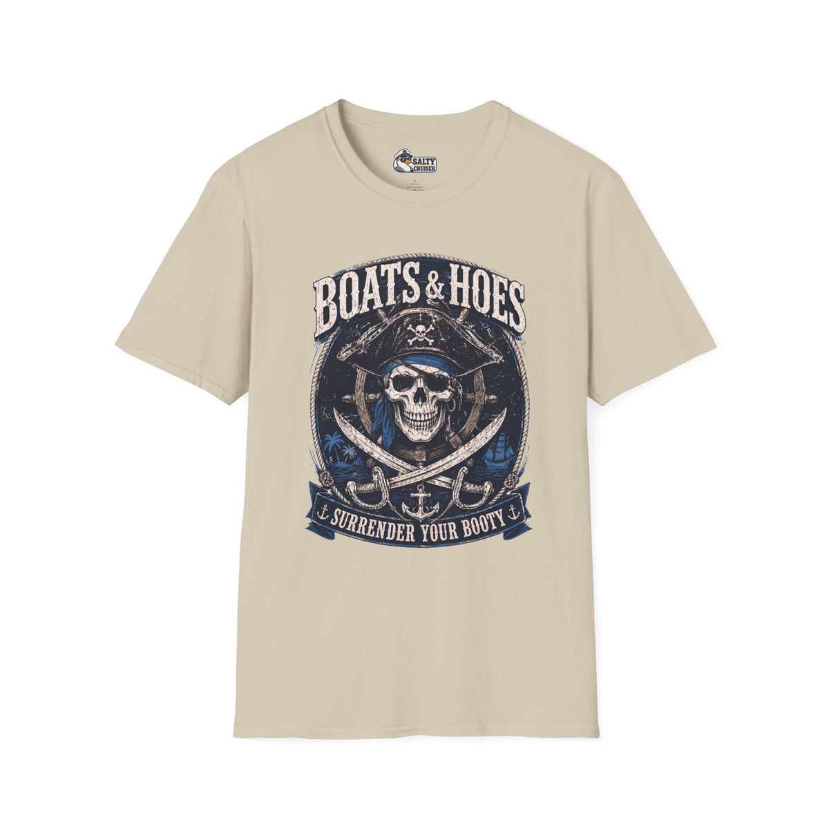 Boats and Hoes Pirate Tee