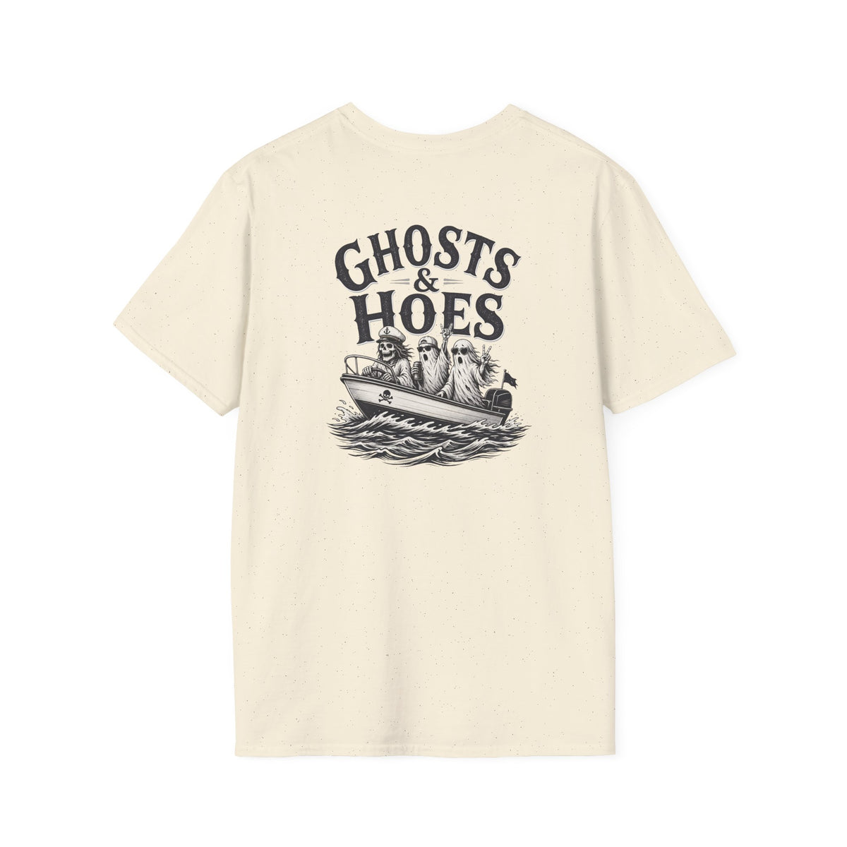 Ghosts & Hoes Speedboat Front and Back Tee
