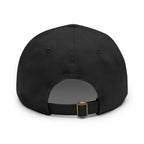 Salty Cruiser Coastal Palm Leather Patch Dad Hat