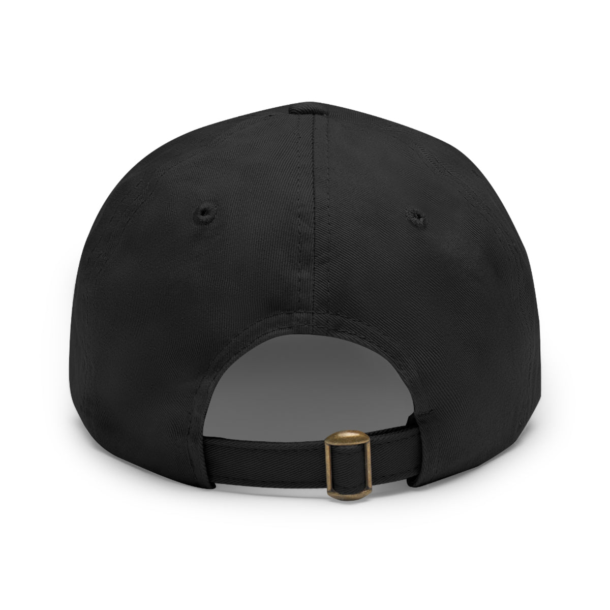 Salty Cruiser Coastal Palm Leather Patch Dad Hat