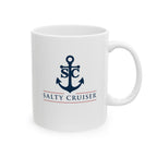Salty Cruiser Anchor Logo Ceramic Mug