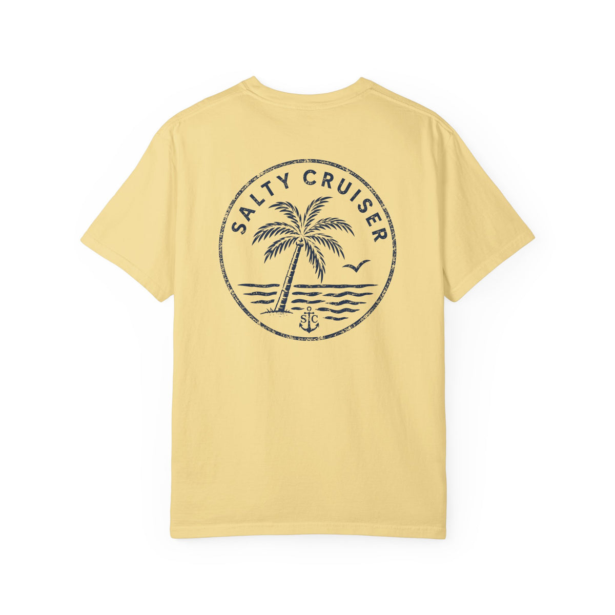 Salty Cruiser Coastal Palm Front and Back Tee