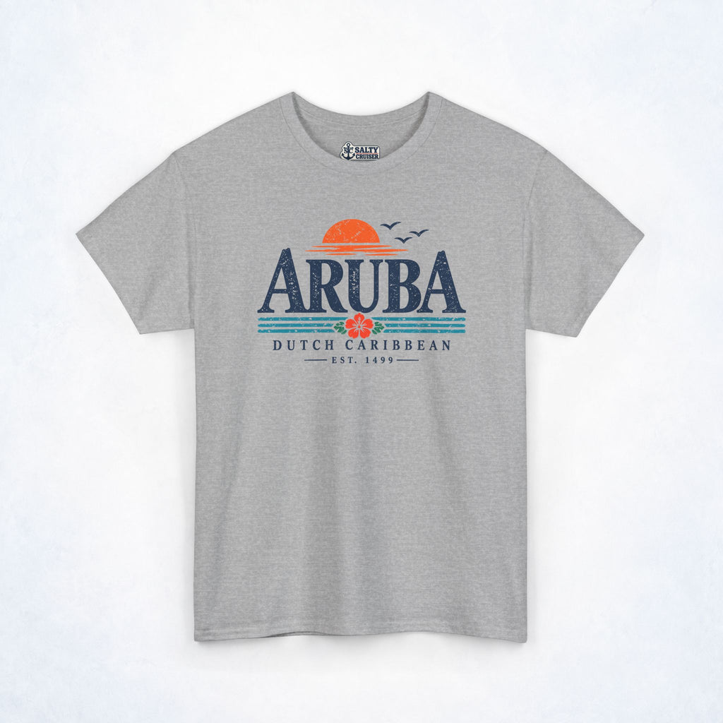 Aruba Dutch Caribbean Retro Cruise Tee