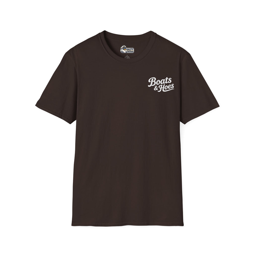 Boats and Hoes Speedboat Front and Back Tee