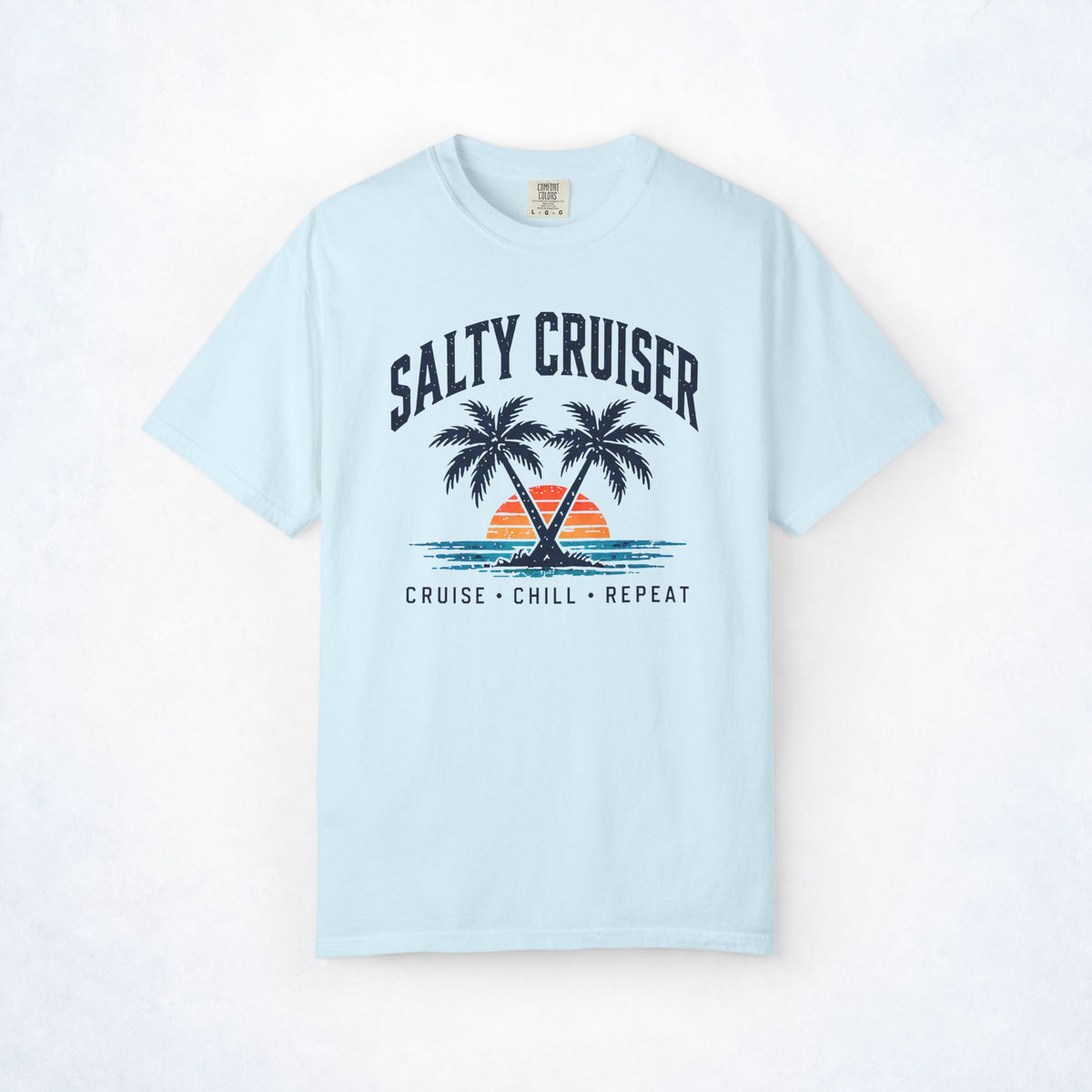 Salty Cruiser Cruise Chill Repeat Tee