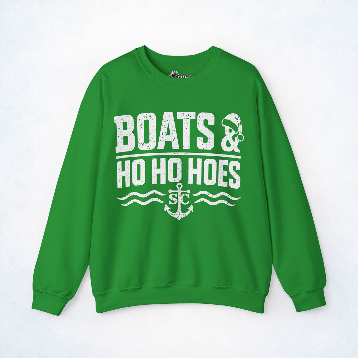 Boats & Ho Ho Hoes Christmas Crewneck Sweatshirt