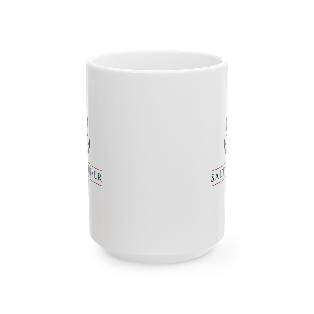 Salty Cruiser Anchor Logo Ceramic Mug