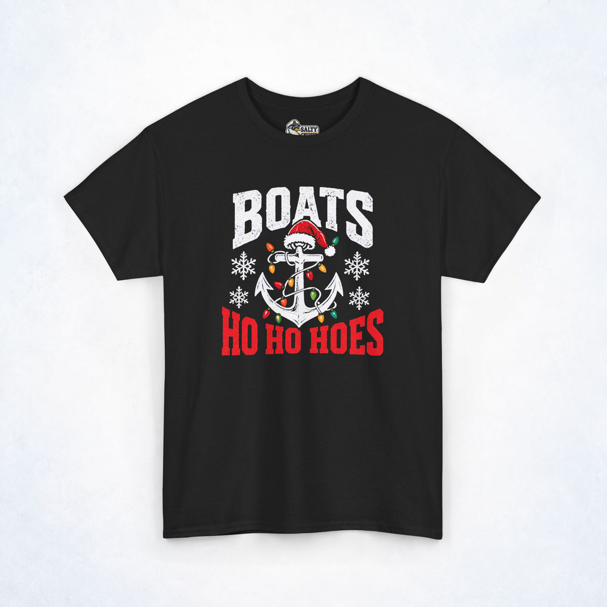 Boats & Ho Ho Hoes Nautical Christmas Tee