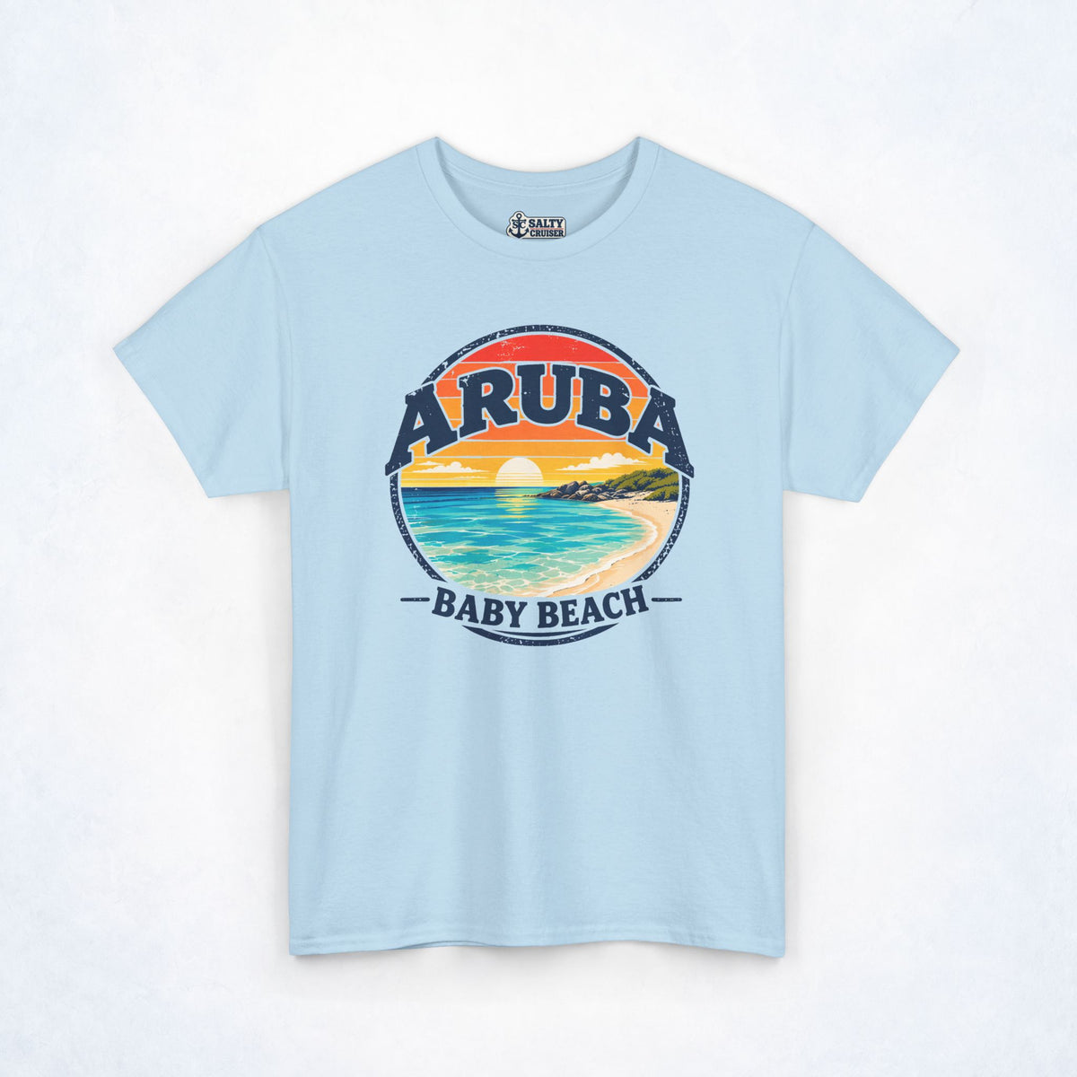 Aruba Baby Beach Retro Tee