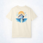 Salty Cruiser Sunset Cruise Ship Tee