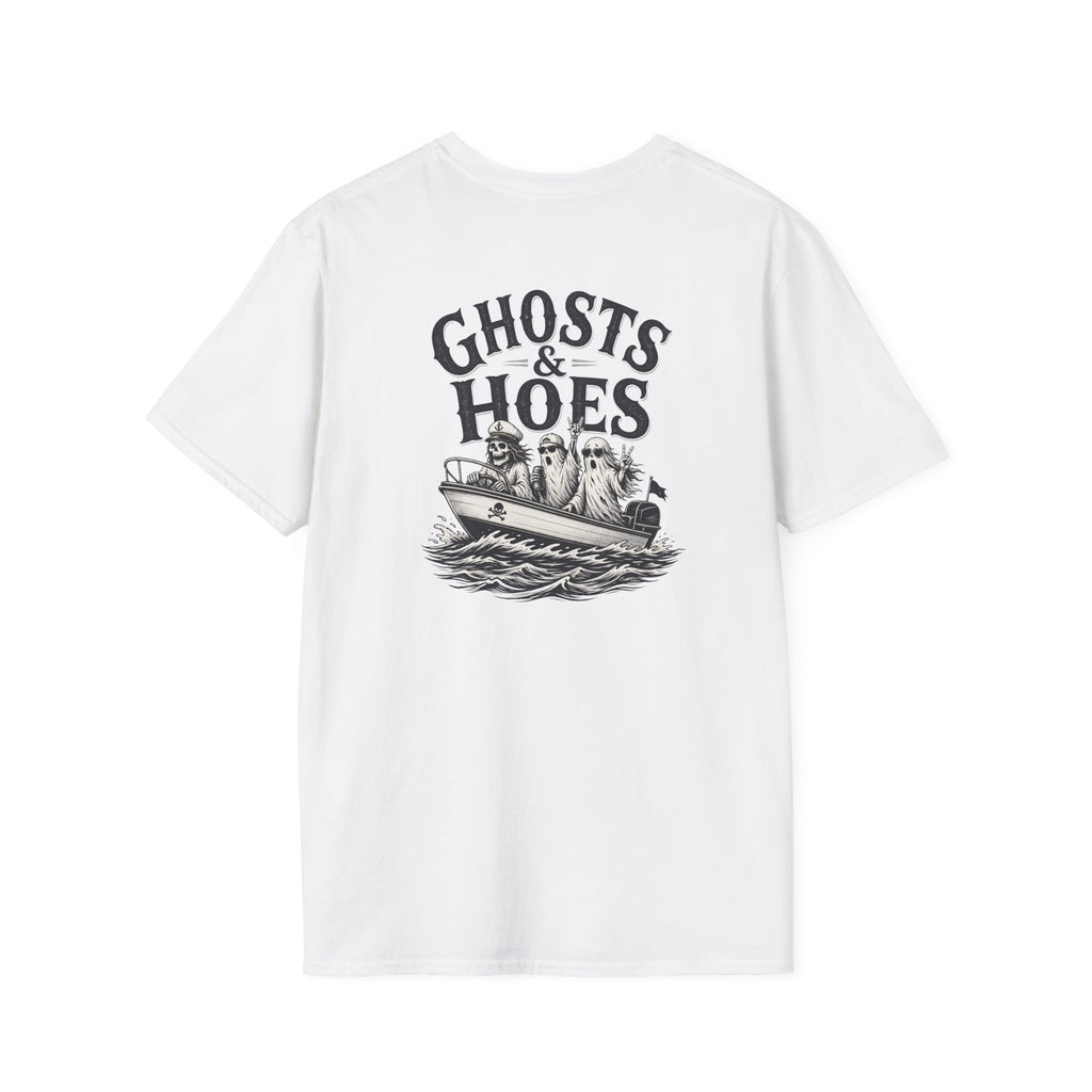 Ghosts & Hoes Speedboat Front and Back Tee