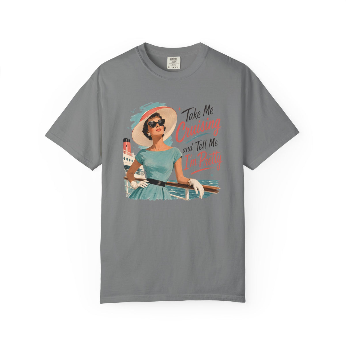 Take Me Cruising and Tell Me I'm Pretty Vintage Poster Tee