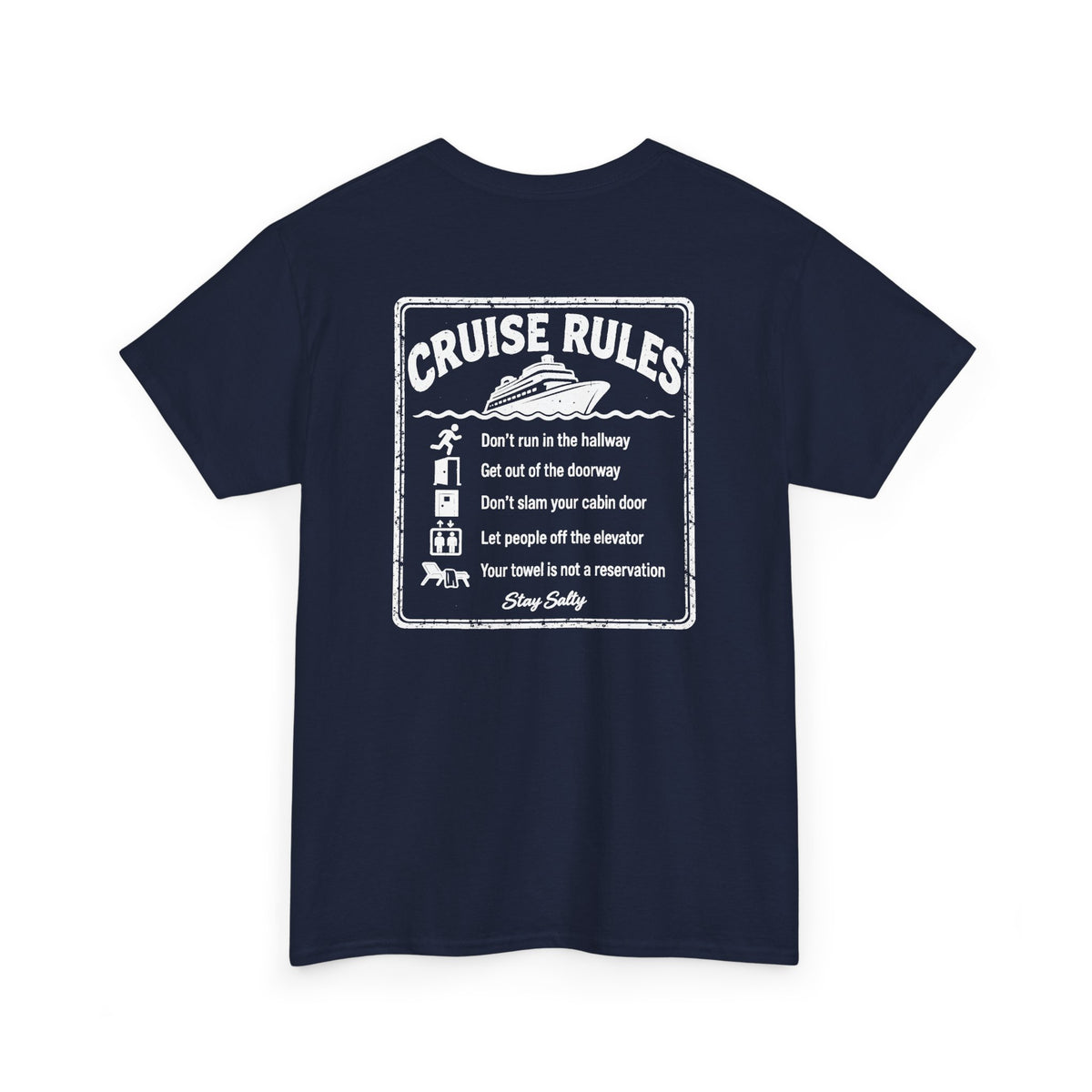 Cruise Rules Front and Back Tee